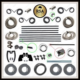 A Rubber Kit Suits Chrysler VH VJ VK Sedan with 1/4 Window