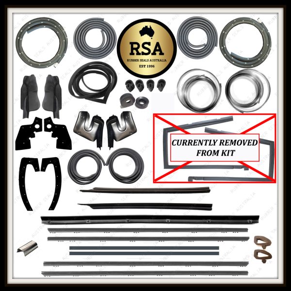 A Rubber Kit Suits Chrysler VH Charger No 1/4 Window 71-73