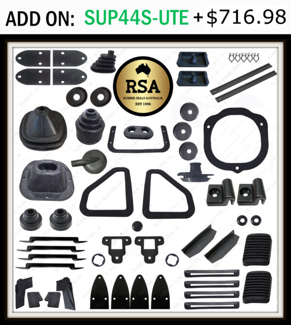A Cab Rubber Seal Kit Suits Toyota FJ45 Ute with Quarter Window - 1975-80 - Image 3