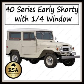 40 Series Early Shorty with Fold up Tailgate
