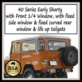 40 Series Early Shorty with Lift up Tailgate