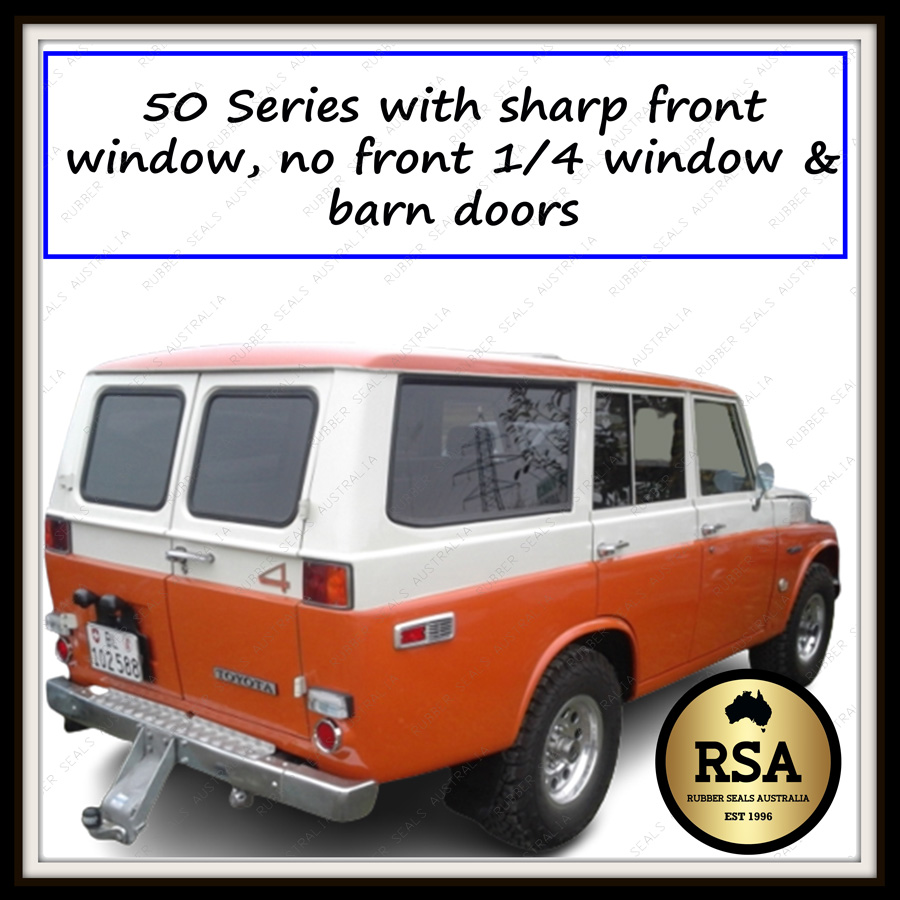 50-series-sharp-windows,-no-quarter-and-barn-doors | Rubber Seals Australia