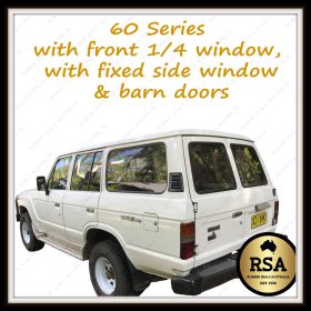 60 Series Wagon with Front 1/4 Window, Fixed Side Window & Barn Doors