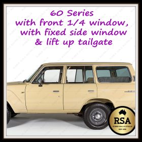 60 Series Wagon with Front 1/4 Window, Fixed Side Window & Lift up Tailgate