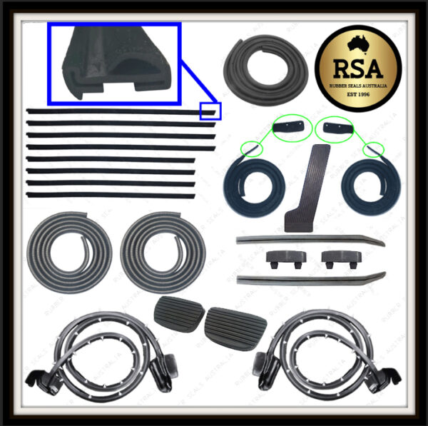 A Rubber Kit Suits Mazda RX4 929 Coupe | Rubber Seals Australia