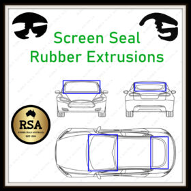 Screen Seal Rubber Extrusions + Rubber Profiles