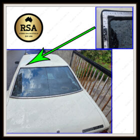 Screen Seal Rear suits Toyota RA40 Celica Notchback Coupe - Takes the Original Chrome