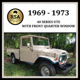 1969 - 1973 40 Series Ute - With Front 1/4