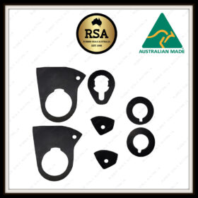 Door Handle + Boot + Wiper Pivot Gasket Set (7pcs) Suits Cortina Mk2 2 Door