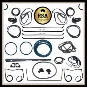 A Cab Rubber Kit Suits Toyota 40 Series Shorty With No 1/4 Window / Tailgate / Fixed Cargo Windows 1975-78