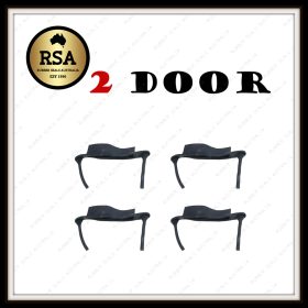 Door Drain Seal Set (4) suits Datsun 240Z 260Z 280Z Coupe + 1200 Ute  - Does 2 Doors