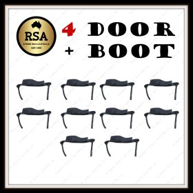 Door Drain Seal Set (10) suits Datsun 1600 510 4 Door - Does 4 Doors + Boot