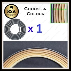 Window Inner Panel Rear Trim Seal Sliding Window - Black suits Toyota Coaster B40 B50 - 1 Window
