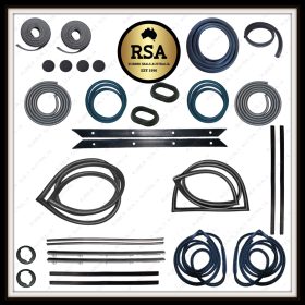 A Rubber Kit suits Datsun 1000 2 Door Sedan -All Black Screen Seal