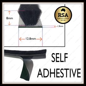 Brush Weather Stripping 8mm - Sold per Metre *** Self Adhestive***