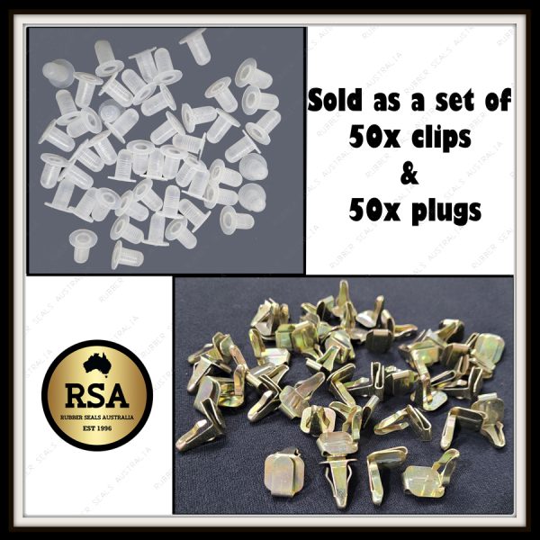Door Trim Clip & Plug Kit - Pack of 100 suits Mazda