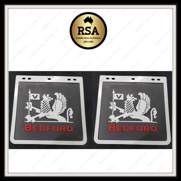 Mudflaps Rear Single Wheel Pair (2) suits Bedford TK R S TA TD TJ W CA CF
