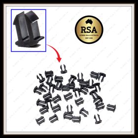 Door Weatherstrip Clips - Pack of 40 suits Mazda RX2 Capella