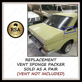 Air Vent Packer Gasket - C-Pillar suits Datsun 1600 Coupe - Vent NOT included