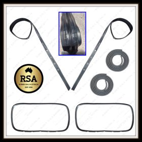 Sliding Window Rubber Seal Kit ( 2 Windows) suits Toyota 40 Series Shorty - ***Glass divider felt not currently available. ***